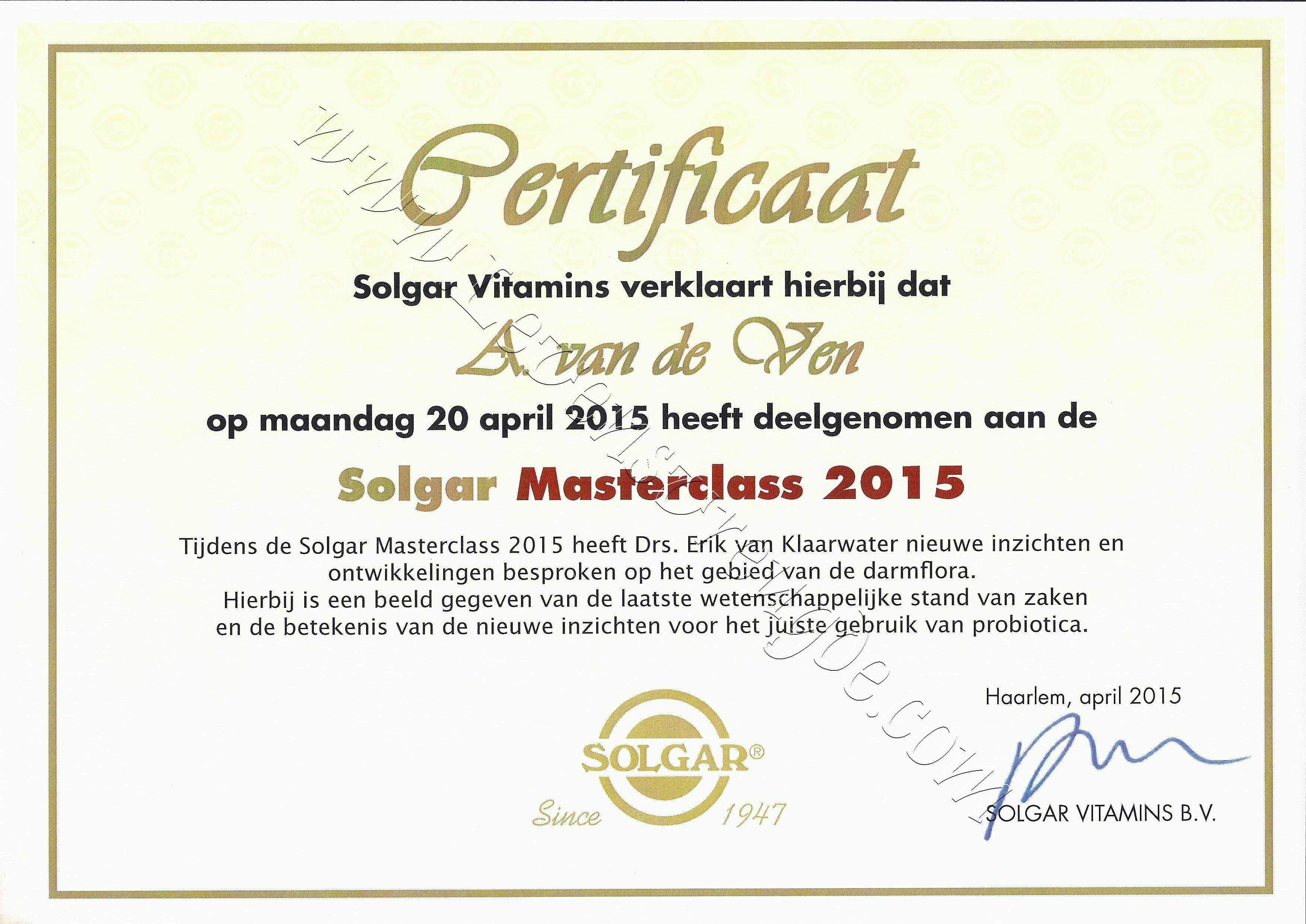 Solgar Masterclass - Darmflora